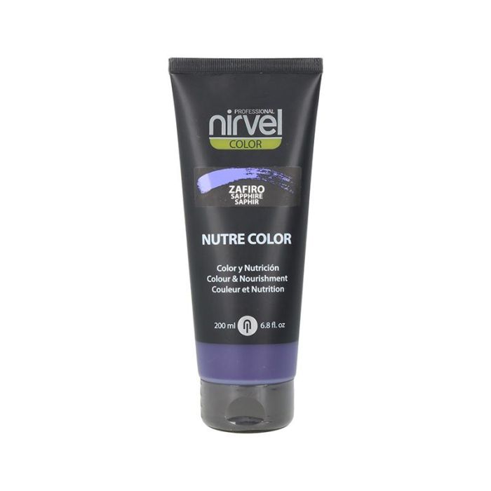 Nirvel Mascarilla Nutre Color Blond Zafiro 200 ml - Matiza y mantiene rubios y tonos fríos
