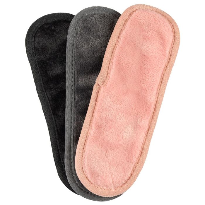 Cosmetic Club Juego de 3 Toallas Desmaquillantes de Microfibra, Solo Necesita Agua, Colores Surtidos, 20x7 cm 5