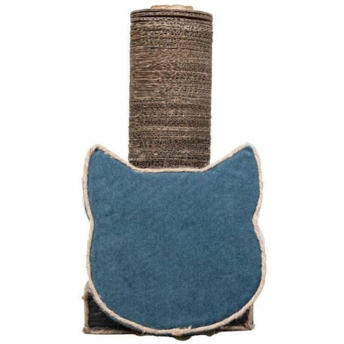 Rascador para Gatos Tyrol Azul Cartón 44 x 22 x 21 cm 4 Rascador para Gatos Tyrol Azul Cartón 44 x 22 x 21 cm 4