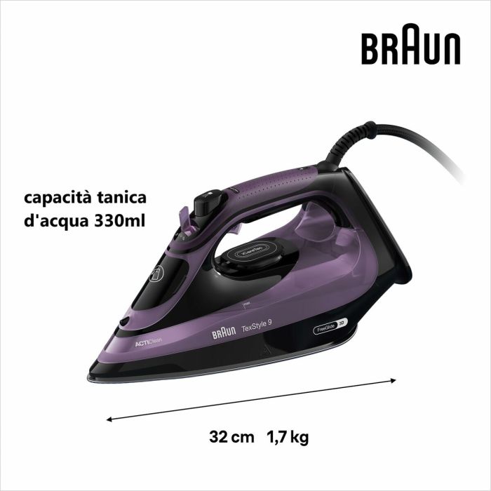 Plancha de Vapor Braun SI9661VI 3100 W 1 Plancha de Vapor Braun SI9661VI 3100 W 1