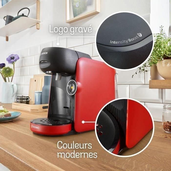 Cafetera + packs 3 T-disc - BOSCH - TASSIMO FINESSE TAS163E - 1400 W - 0,7 L - Multibebidas - IntensityBoost - Negra 1 Cafetera + packs 3 T-disc - BOSCH - TASSIMO FINESSE TAS163E - 1400 W - 0,7 L - Multibebidas - IntensityBoost - Negra 1