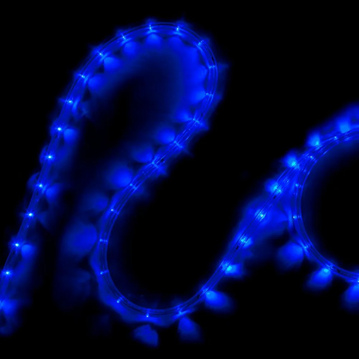 Cordón LED 1M 24xF3/M 220VAC IP65 Azul 40.000H [CA-COR-220-B] 1