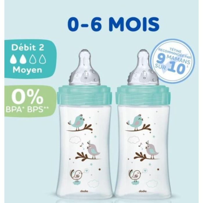 Set de biberones Dodie 3 uds 1 Set de biberones Dodie 3 uds 1