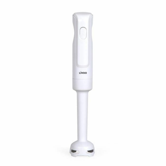 Batidora de mano - LIVOO - 300 W - 2 cuchillas de acero inoxidable - 1 velocidad - Blanca