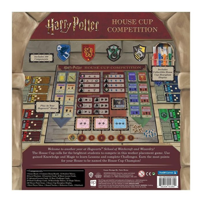 Harry Potter Harry Potter House Cup Competition Juego de Mesa de Estrategia para 2-4 Jugadores 2