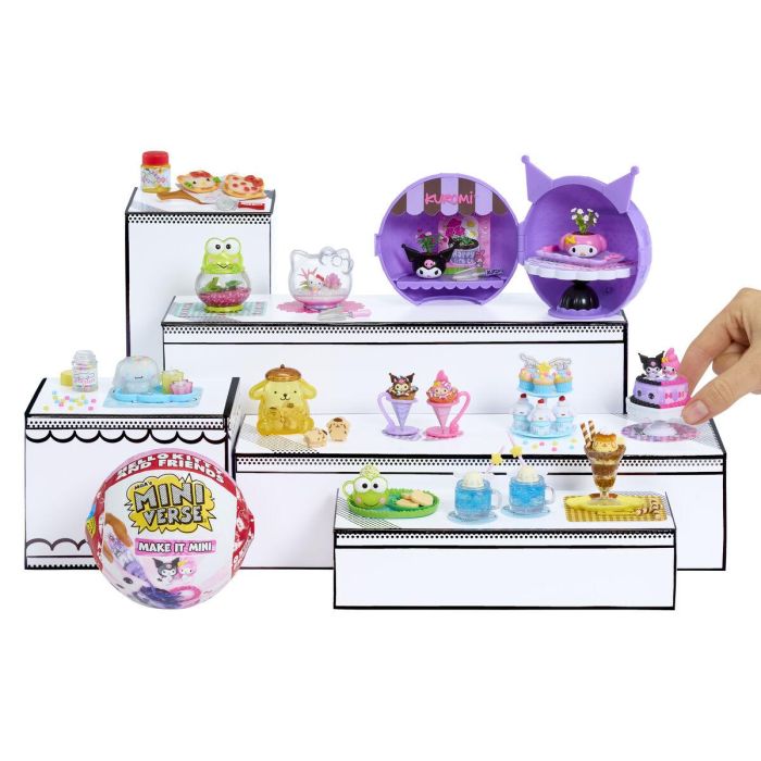 MGA Miniverse Hello Kitty con todos sus amigos - Kit de bolas con modelos surtidos 6 MGA Miniverse Hello Kitty con todos sus amigos - Kit de bolas con modelos surtidos 6