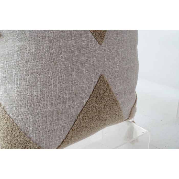DKD Home Decor Cojín Decorativo Boho Terracota Beige 40x40x10 cm de Polyester con Cremallera - Colección Desert Oasis - Pack de 4 Unidades 2
