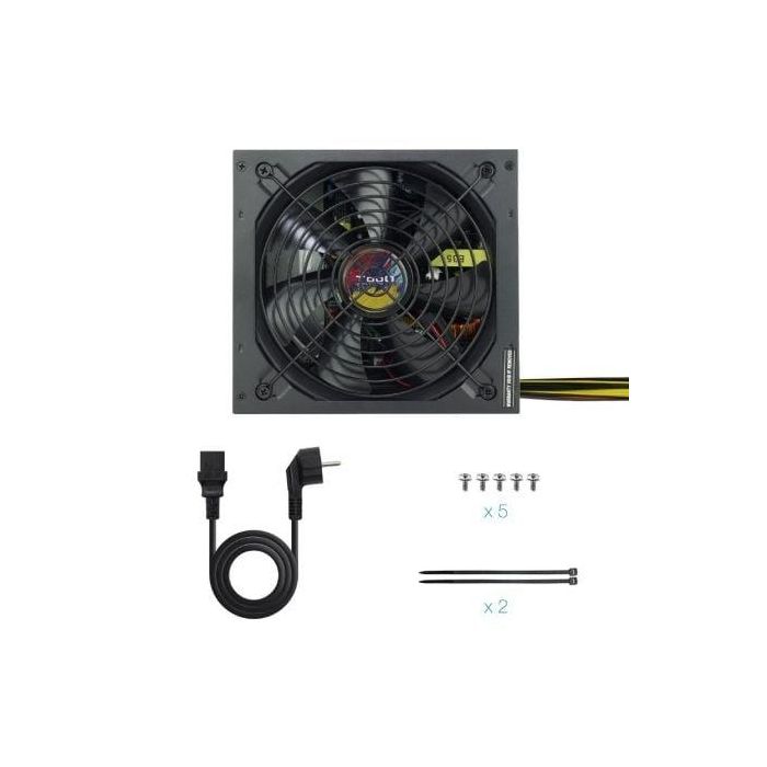 TooQ TQAPOLO-650SP Fuente de Alimentación para PC 650W ATX 12V v2.3 con PFC Activo, Ventilador 140mm y 20+4 pines Negro 3 TooQ TQAPOLO-650SP Fuente de Alimentación para PC 650W ATX 12V v2.3 con PFC Activo, Ventilador 140mm y 20+4 pines Negro 3