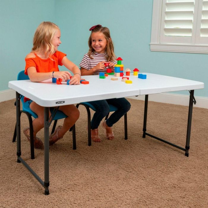 Color Baby Mesa Plegable Maletín 4 Posiciones HDPE+Steel 122x61x56 cm | Para Actividades de Niños +3 Años 2 Color Baby Mesa Plegable Maletín 4 Posiciones HDPE+Steel 122x61x56 cm | Para Actividades de Niños +3 Años 2