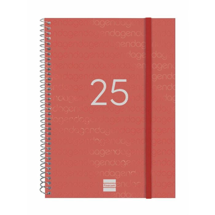 Agenda Finocam YEAR Rojo A5 15,5 x 21,2 cm 2025 6