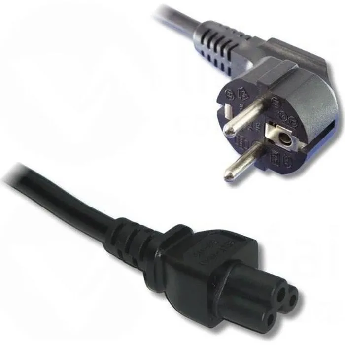 Lineaire EC217C Cable de Alimentación 2 Polos + Tierra Trébol 1.80m para PC y Laptops 220V/10A 0 Lineaire EC217C Cable de Alimentación 2 Polos + Tierra Trébol 1.80m para PC y Laptops 220V/10A 0