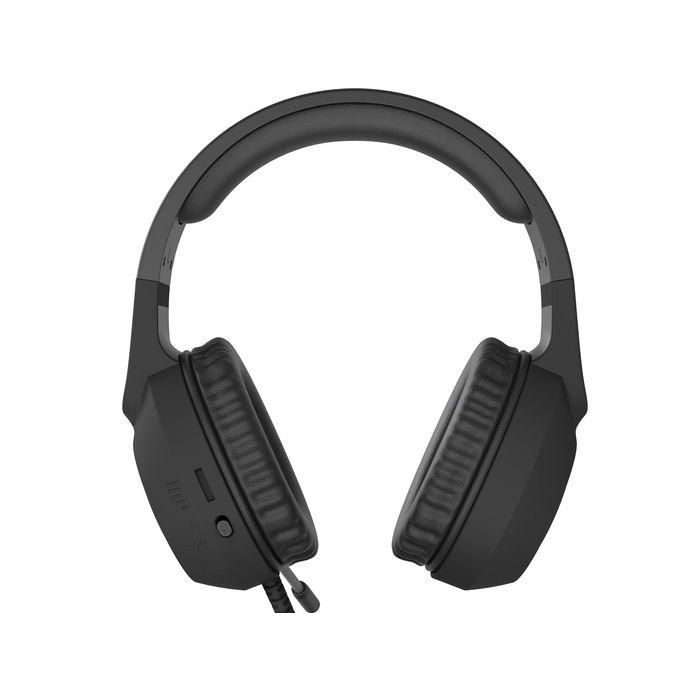 Sandberg BossBlaster Auriculares Gaming USB con Micrófono de Alta Sensibilidad, Sonido Estéreo Espectacular y Luces LED Integradas, Diadema Ajustable Cómoda 2