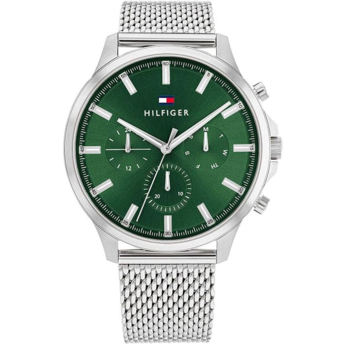 Reloj Hombre Tommy Hilfiger 1683474 Verde Plateado 4 Reloj Hombre Tommy Hilfiger 1683474 Verde Plateado 4