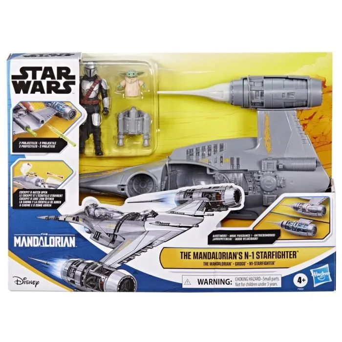 Hasbro Star Wars La nave Mandalorian's N-1 Starfighter con figuras de Grogu y Mandalorian de 10 cm, juguete para niños a partir de 4 años 5 Hasbro Star Wars La nave Mandalorian's N-1 Starfighter con figuras de Grogu y Mandalorian de 10 cm, juguete para niños a partir de 4 años 5