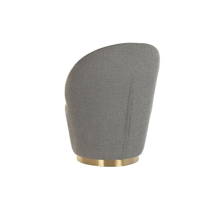 Sillón DKD Home Decor Blanco Negro Dorado 69 x 66 x 85 cm 6