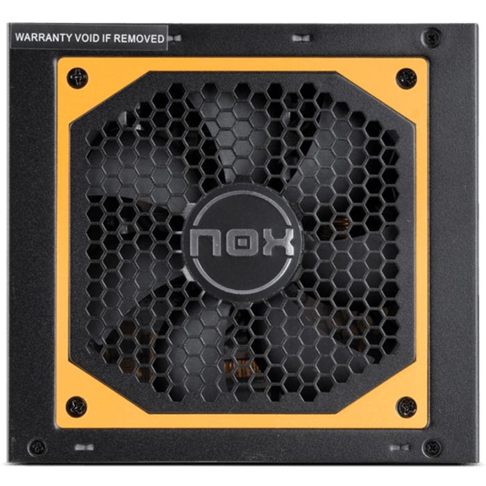 NOX Urano VX 650W Fuente Alimentación PC 80 PLUS Bronze ATX, Ventilador 120mm PWM, Cables Planos, Negro/Naranja 1 NOX Urano VX 650W Fuente Alimentación PC 80 PLUS Bronze ATX, Ventilador 120mm PWM, Cables Planos, Negro/Naranja 1