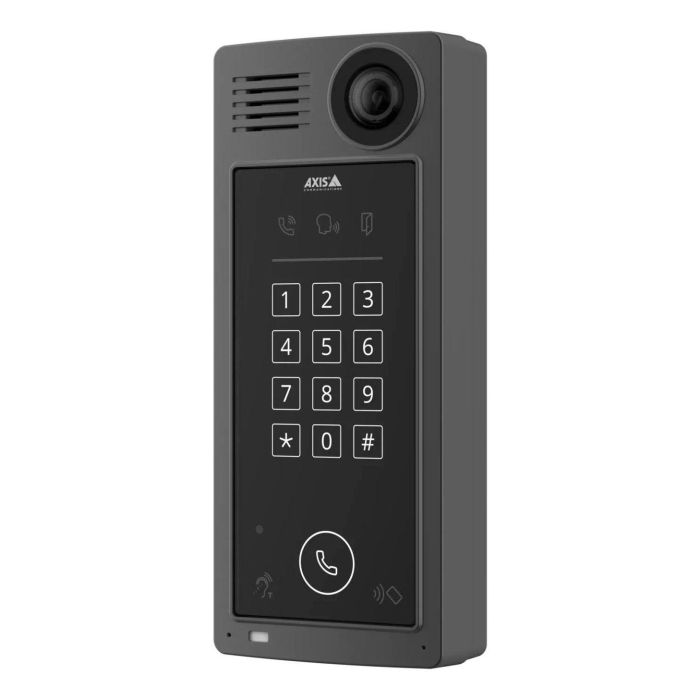 Axis A8207-VE MKII Panel exterior videoportero IP cámara 6MP, lente 1.56mm, IP66, teclado, lector RFID, audio bidireccional Axis A8207-VE MKII Panel exterior videoportero IP cámara 6MP, lente 1.56mm, IP66, teclado, lector RFID, audio bidireccional