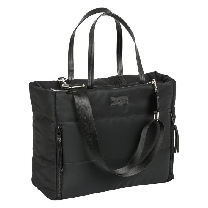 Bolso Moos Negro Acolchado Negro (54 x 31 x 17 cm) 0 Bolso Moos Negro Acolchado Negro (54 x 31 x 17 cm) 0