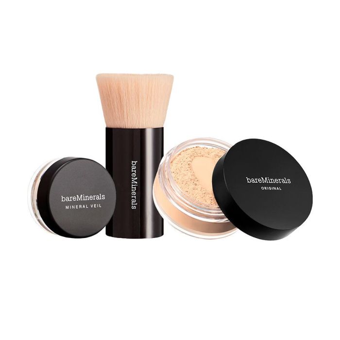 Bare Minerals ORIGINAL ESTUCHE #Fair 3 u Base de Maquillaje Mineral SPF 15 Polvo Suelto, Acabado Radiante, 3 Unidades 1