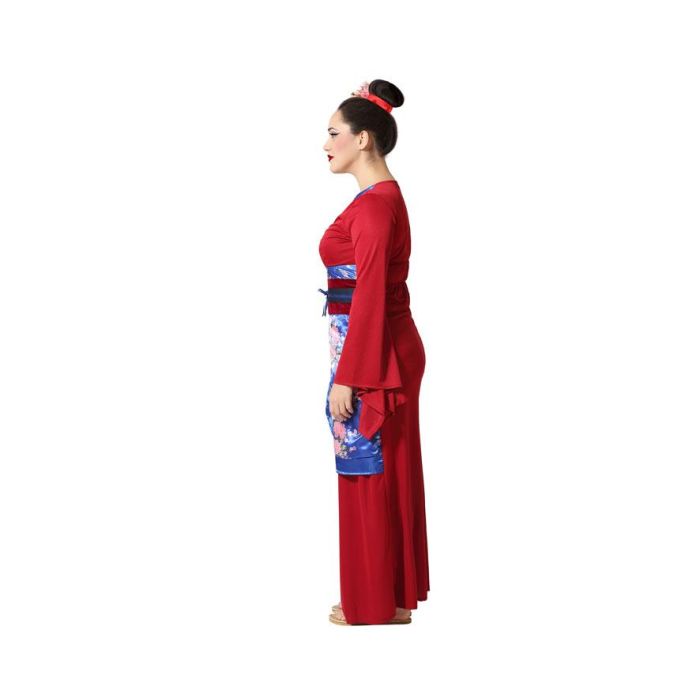 Disfraz Japonesa Geisha Rojo Adulto XXL 1 Disfraz Japonesa Geisha Rojo Adulto XXL 1