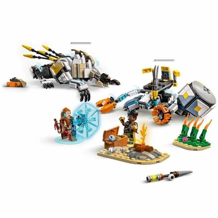 LEGO Horizon Adventures 77037 Aloy y Varl contra Testudien y Sawtooth - Juego de 9 años 2