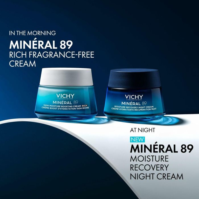Vichy MINÉRAL 89 Crema Hidratante de Noche con Melatonina y Ácido Hialurónico 50 ml 1 Vichy MINÉRAL 89 Crema Hidratante de Noche con Melatonina y Ácido Hialurónico 50 ml 1