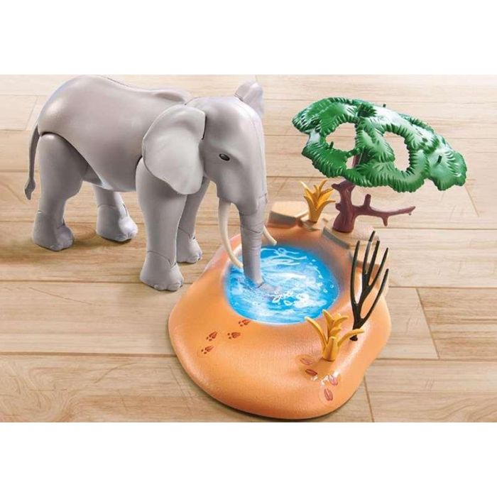 Playmobil Elefante en la charca Wiltopia Juguete Educativo para Niños a partir de 4 años 4