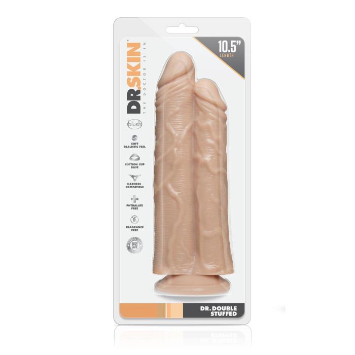 Consolador de Doble Penetración Blush Dr Skin Natural 2