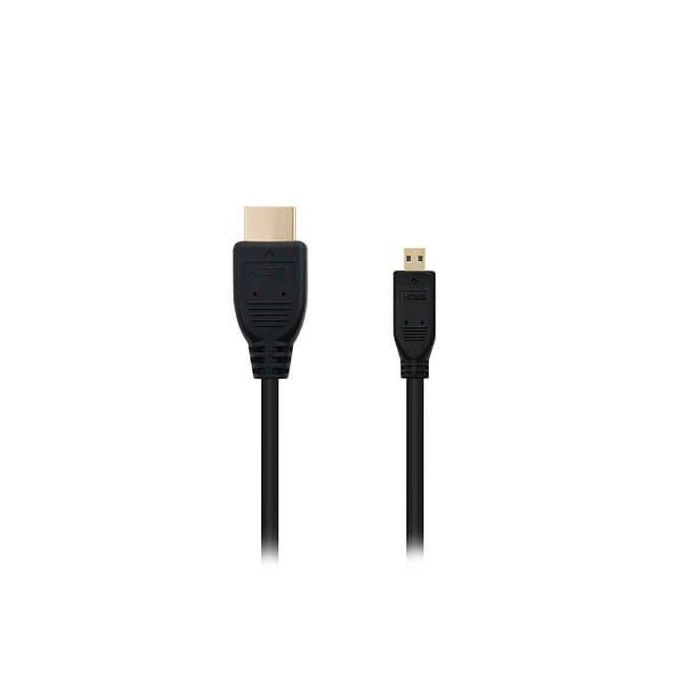 Nanocable Cable Micro HDMI Tipo D a HDMI Alta Velocidad 1.8m - 10.15.3502 - Soporta 4K, 3D, Ethernet, Oro, OFC 0 Nanocable Cable Micro HDMI Tipo D a HDMI Alta Velocidad 1.8m - 10.15.3502 - Soporta 4K, 3D, Ethernet, Oro, OFC 0
