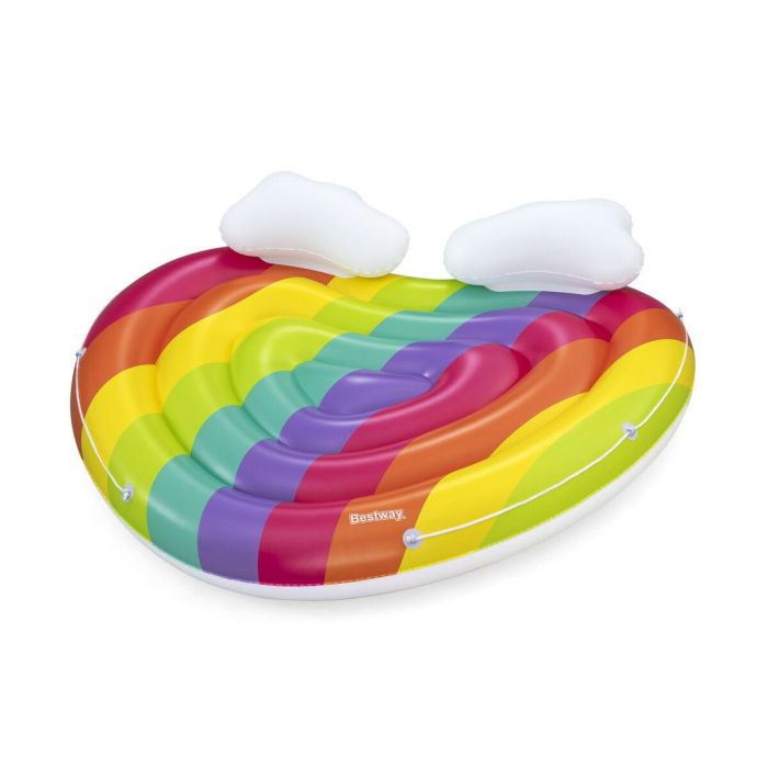 Bestway Isla Flotante Hinchable Arcoiris 175x163 cm Playa y Piscina 43722 17