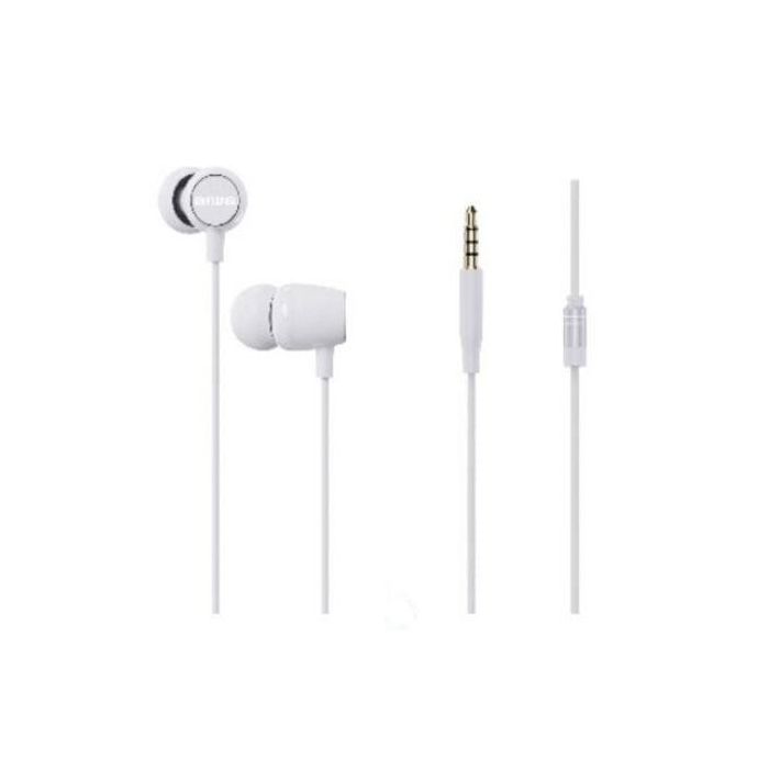 Auriculares Intrauditivos Aiwa ESTM-20WT/ con Micrófono/ Jack 3.5/ Blancos