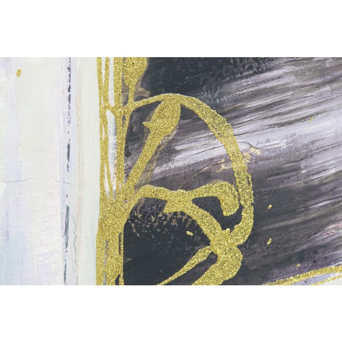 DKD Home Decor Set de 2 Cuadros de Decoración Mural Abstractos Estilo Loft Lienzo sobre MDF Gris Negro 90x60x3 cm 2 DKD Home Decor Set de 2 Cuadros de Decoración Mural Abstractos Estilo Loft Lienzo sobre MDF Gris Negro 90x60x3 cm 2