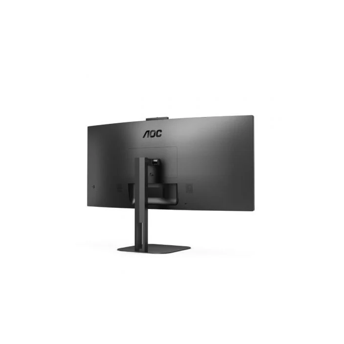 AOC CU34V5CW Monitor 34" 21:9 Wide Quad HD VA 100Hz 1ms USB-C KVM Webcam Altavoces HDMI DisplayPort Plata/Negro 3
