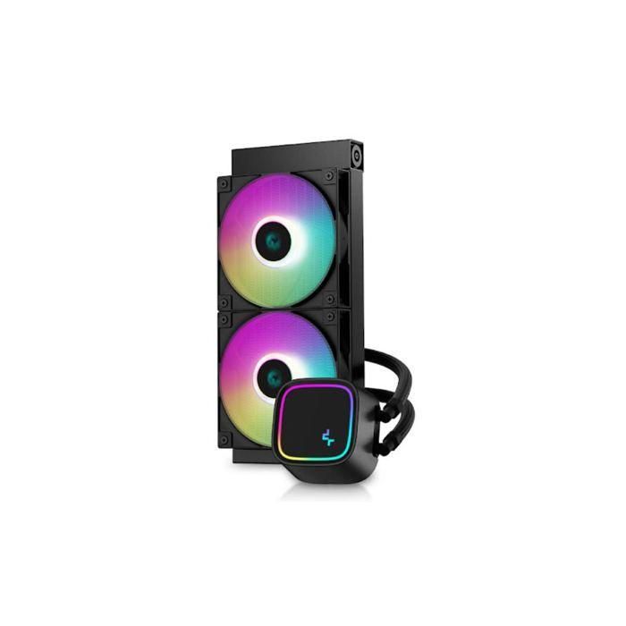 DEEPCOOL LE520 (Negro) - Refrigeración por agua AIO - 2x120 mm 1 DEEPCOOL LE520 (Negro) - Refrigeración por agua AIO - 2x120 mm 1