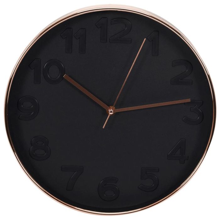 Home Deco Factory Reloj de Pared Negro Lounge 30.5 cm Diámetro 2