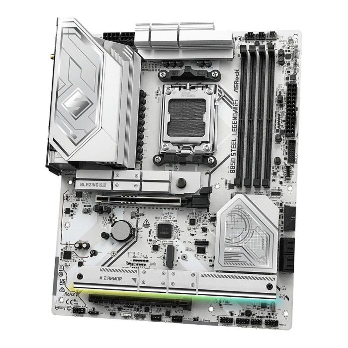 ASROCK Placa Base B850 Steel Legend WiFi para AMD Socket AM5 DDR5 ATX con WiFi 7 4