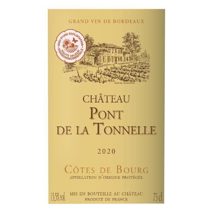 Château Pont de la Tonelle 2019 Côtes de Bourg - Vino tinto de Burdeos 1