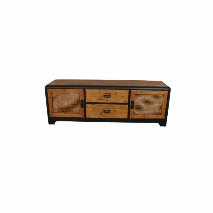 Mueble Tv Loft DKD Home Decor Marron Oscuro Gris Oscuro 40 x 50 x 150 cm