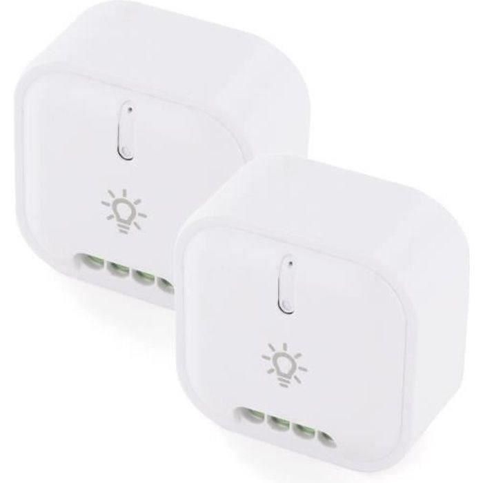 CHACON Conjunto de 2 módulos de iluminación On / Off (1000W) - DiO 1 CHACON Conjunto de 2 módulos de iluminación On / Off (1000W) - DiO 1