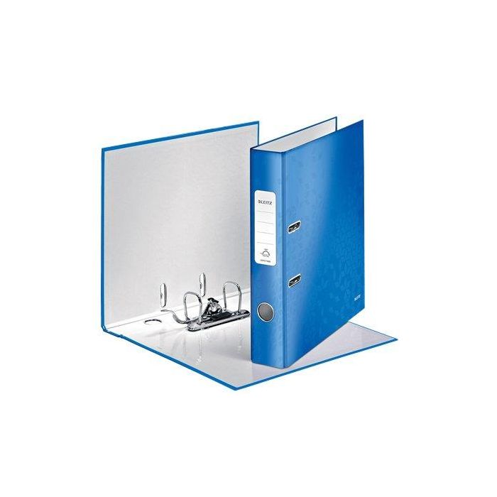 Archivador Palanca Leitz Wow A4 180º 50Mm Azul Metalizado (Set de 10)