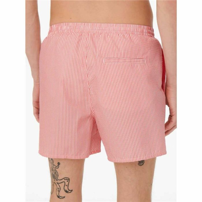Bañador Hombre Only & Sons Onsted Stripe Seersucker Rosa 28 2