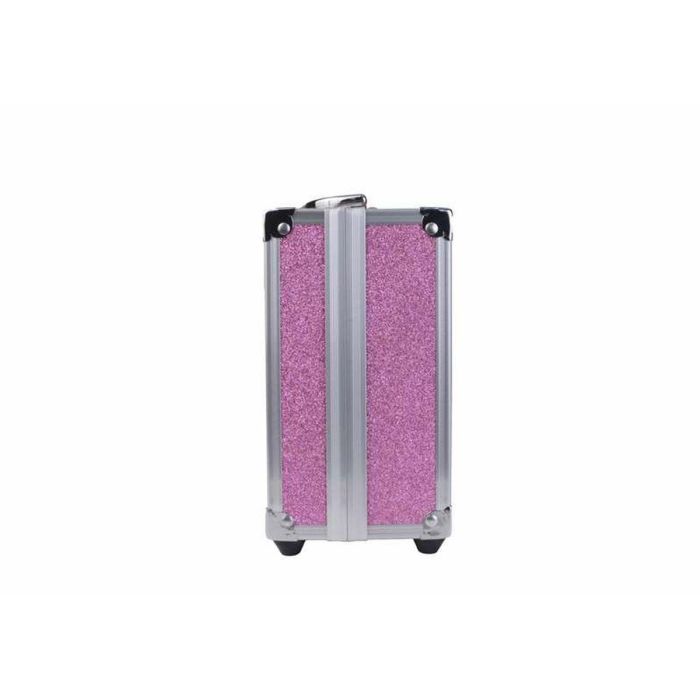 Markwins Maletín de Maquillaje Metálico Princesas Juguete 25x19,5x8,7 cm, 20 Brillos Labios, 20 Sombras Ojos, Accesorios, Edad 3+ Años 2