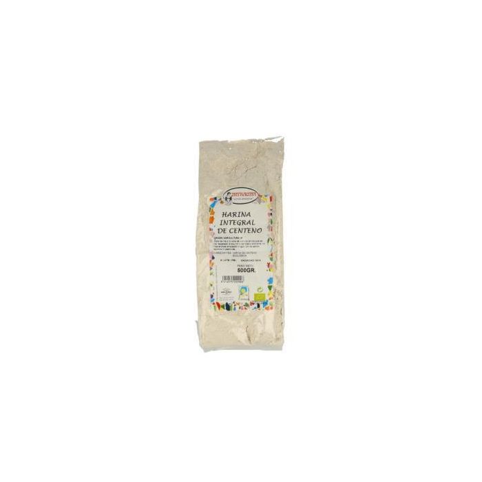 INTRACMA Harina de Centeno Integral Bio 500g para Pan, Sabor y Textura Característicos