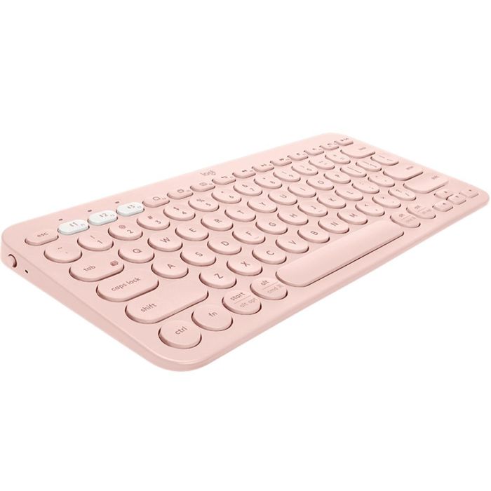 Logitech K380 Teclado Bluetooth Multidispositivo Rosa - Compatible con Windows, Mac, iOS, Android 1