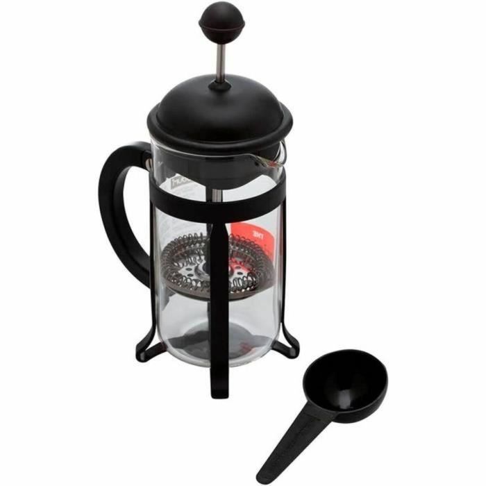 Bodum Cafetera de Prensa Francesa 1908-01 Negra Vidrio de Borosilicato Acero Inoxidable 3 Bodum Cafetera de Prensa Francesa 1908-01 Negra Vidrio de Borosilicato Acero Inoxidable 3