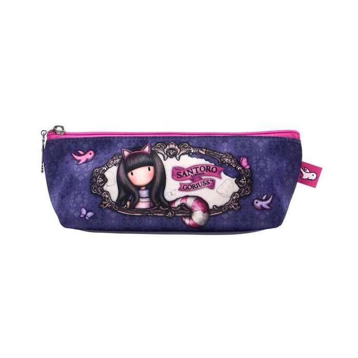 Estuche Escolar Gorjuss Cheshire cat Rosa Morado (22.3 x 8.8 x 5.7 cm) 0 Estuche Escolar Gorjuss Cheshire cat Rosa Morado (22.3 x 8.8 x 5.7 cm) 0