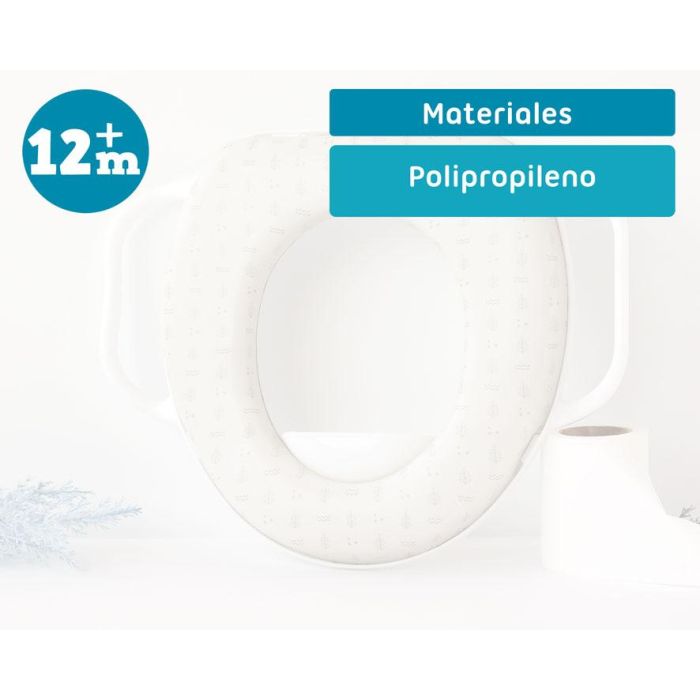 KioKids Petits moments Reductor WC Gris con Asas para Niños +12 Meses 4
