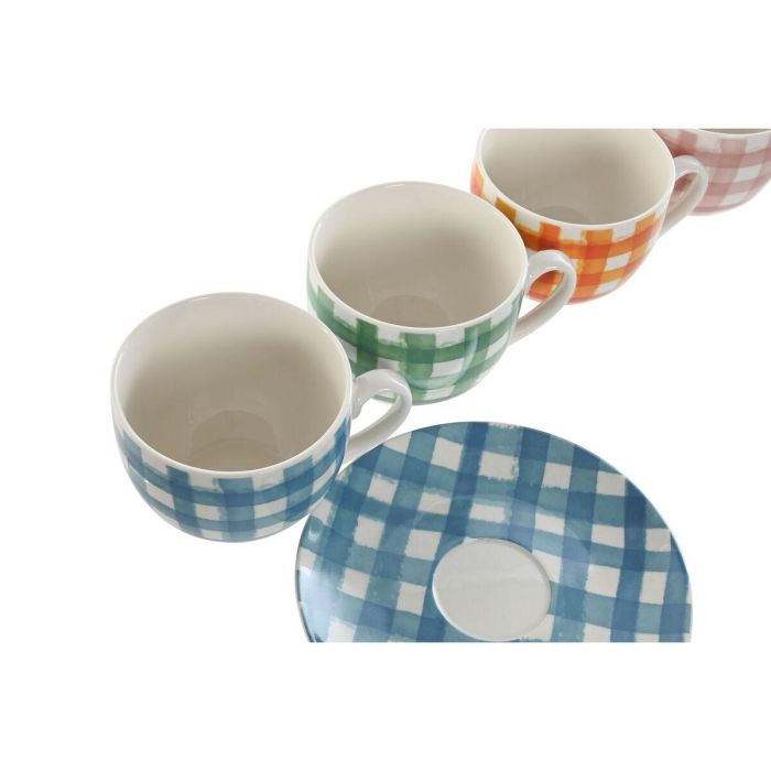 Cafe Shabby DKD Home Decor Azul Naranja 8.7 x 6.8 x 11 cm Set de 6 1