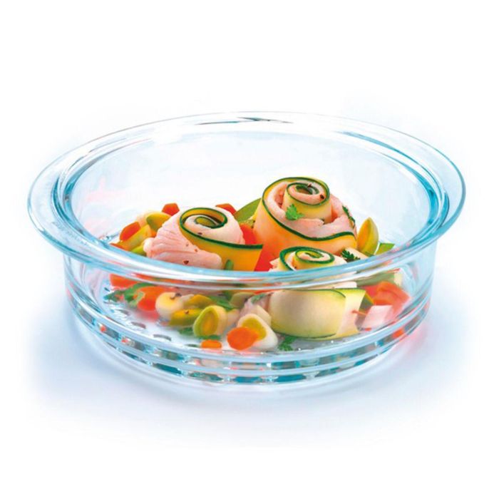 Fuente para Horno Pyrex Steam&Care Transparente Vidrio 2