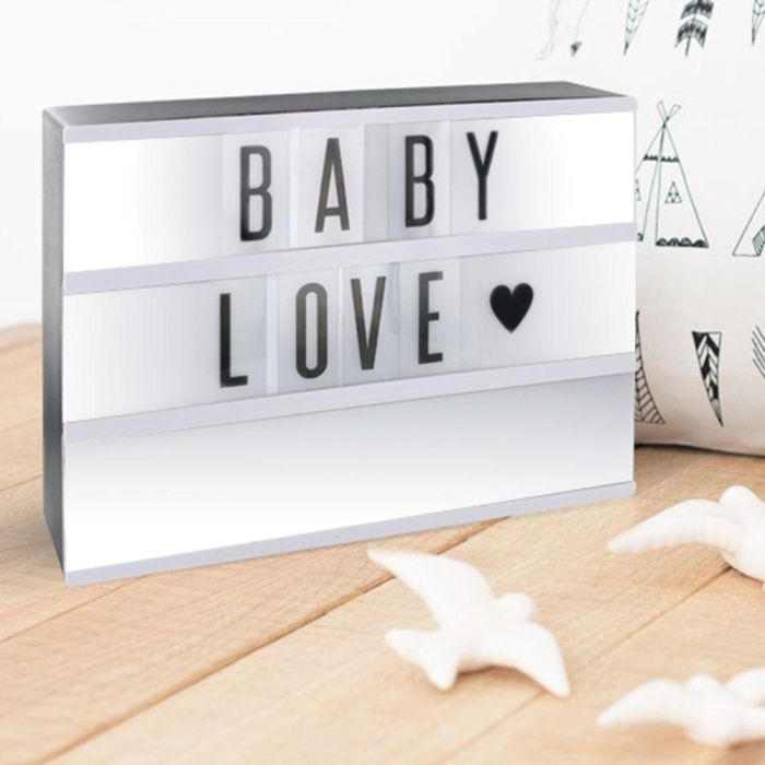 Deco Luminoso Con Mensaje Home Deco Kids 3